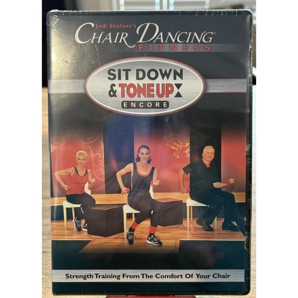 Jodi Stolove Chair Dancing Fitness DVD Lot‎ Chair Toning & Chair Yoga Low Impact